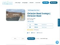 Website Screenshot Christian Road Storage