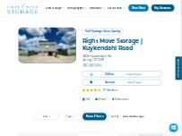Website Screenshot Right Move Storage - Spring