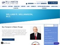Website Screenshot William R. Williamson, M.D.