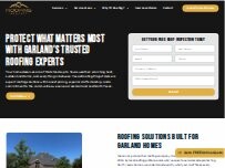 Website Screenshot Texas Roofing Project