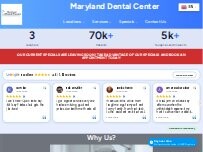 Website Screenshot Maryland Dental Center