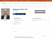 Website Screenshot Wasseem  Skef ,  MD