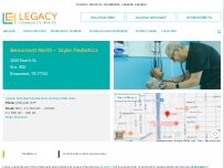 Website Screenshot Legacy Community Health Beaumont North Taylor Pediatrics