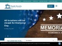 Website Screenshot Family Security Credit Union