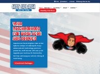 Website Screenshot Hot Splash Auto Spa