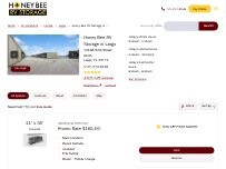 Website Screenshot Honey Bee RV Storage