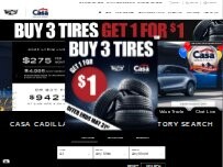 Website Screenshot Casa Cadillac of Prescott