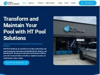 Website Screenshot HT Pool Solutions