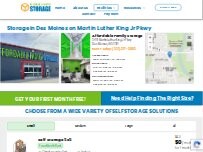 Website Screenshot Affordable Family Storage