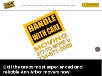 Website Screenshot Handle With Care Moving & Delivery - Ann Arbor