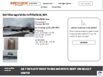 Website Screenshot Greylock Storage
