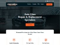 Website Screenshot Precision Auto Glass of Long Island