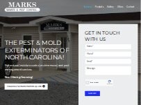 Website Screenshot Marks Termite & Pest Control, Inc.