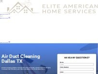 Website Screenshot Elite American Home Services