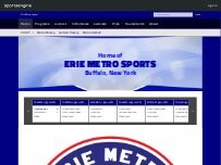 Website Screenshot Erie Metro Sports