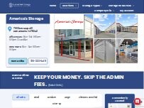 Website Screenshot America's Storage