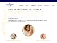 Website Screenshot Kensington Nanny Service