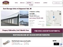 Website Screenshot Pleasant Valley Storage