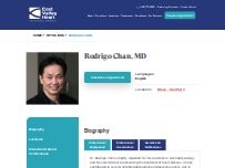 Website Screenshot Rodrigo Chan, MD
