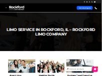 Website Screenshot Rockford Limo Company