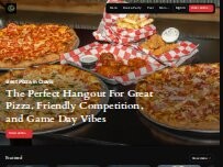 Website Screenshot Classic Billiards & Pizzeria