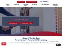 Website Screenshot Moody Heating & Air Calhoun