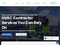 Website Screenshot Air Chill Factor Heating and Cooling