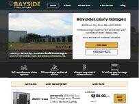 Website Screenshot Bayside Luxury Garage Condominiums