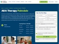 Website Screenshot Autism Learning Partners Palmdale