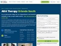 Website Screenshot Autism Learning Partners Orlando