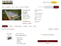 Website Screenshot Honey Bee RV Storage