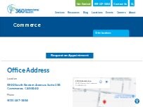 Website Screenshot 360 Behavioral Health