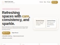 Website Screenshot Rachel’s Clean Touch