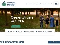 Website Screenshot Margaret Mary Health - Main Campus
