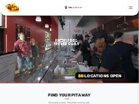 Website Screenshot Pita Way - Milford Mediterranean