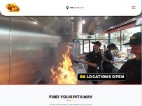 Website Screenshot Pita Way - Troy Mediterranean