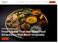 Website Screenshot Rajula's Kitchen Valley Ranch