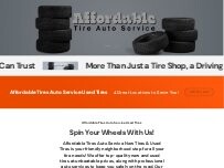 Website Screenshot Affordable tires