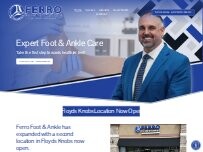 Website Screenshot Dr Nick Ferro - Ferro Foot & Ankle