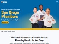 Website Screenshot Benjamin Franklin Plumbing