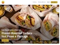 Website Screenshot Zula's Deli Sandwich