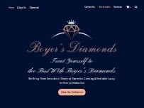 Website Screenshot Boyer’s Diamonds
