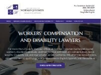 Website Screenshot Law Offices of Norman J. Homen