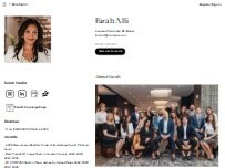 Website Screenshot Farah Alli, Story Residential at Compass