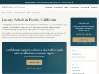 Website Screenshot Luxury Rehab Pinole