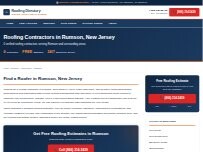 Website Screenshot Rumson Roofing Contractors