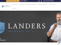 Website Screenshot Landers Insurance Agency LLC