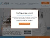 Website Screenshot Sang Pediatrics