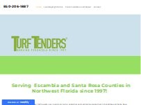 Website Screenshot Turf Tenders Lawn Service LLC