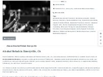 Website Screenshot Alcohol Treatment Emeryville